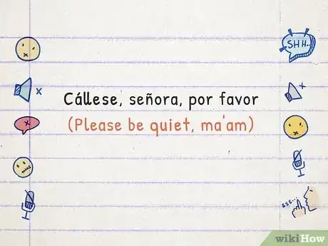 Image titled Say "Be Quiet" in Spanish Step 3